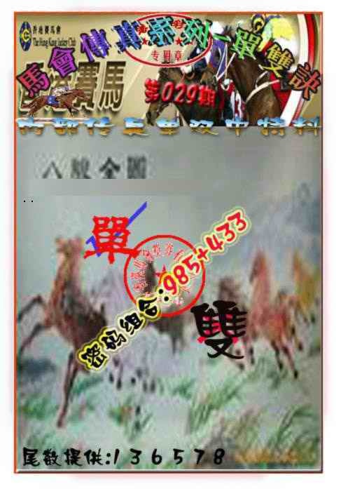 029期马会传真-单双诀[图]