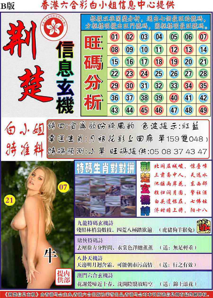 029期荆楚信息玄机B[图]