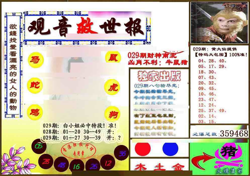 029期(另版)观音救世密报[图]