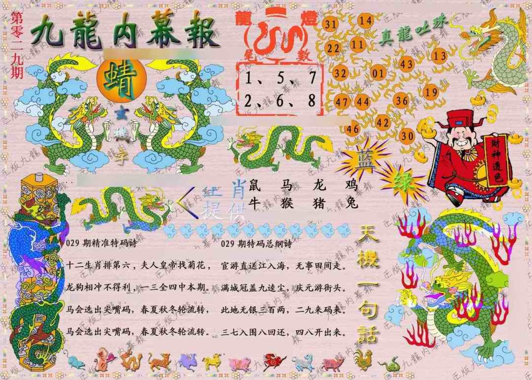 029期正版九龙内幕报[图]