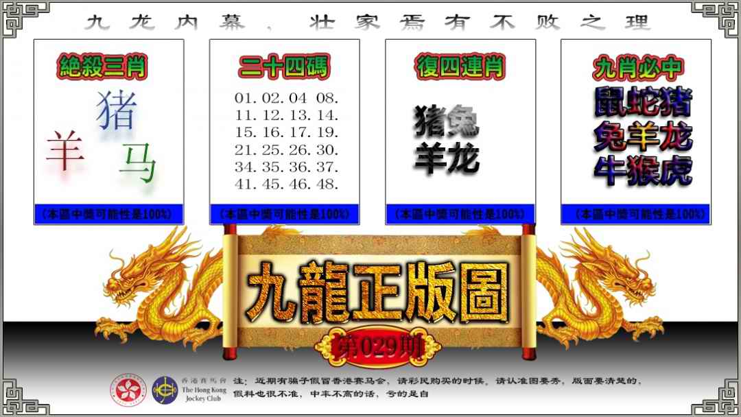 029期九龙正版图[图]